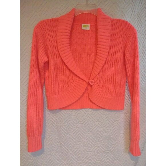Crazy 8 ~ Girls Long Sleeve Crop Sweater ~ Bolero Shrug - XL (14) Soft, Sweet! - Picture 11 of 13